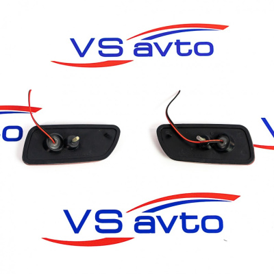 Диодные катафоты в задний бампер Лада Калина, Приора