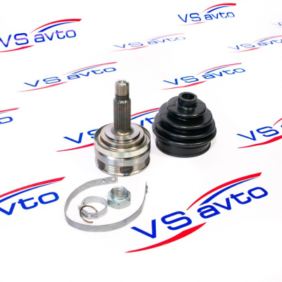 Шарнир наружный в сборе (шарнир, чехол, хомут, гайка, скоба, кольцо) ВАЗ 2108-2115, 2110-2112, Лада Калина, Приора