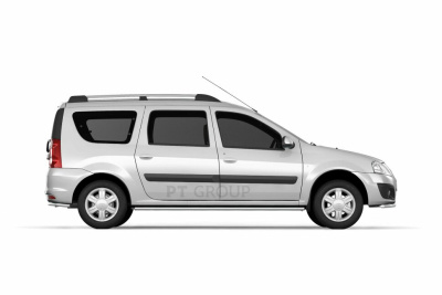 Рейлинги "Усиленные" (серебристые) LADA Largus c 2012- (LLA551501)