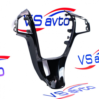 Накладка руля "люкс" черный лак Лада Веста, X-Ray Накладка руля "люкс" черный лак Лада Веста, X-Ray