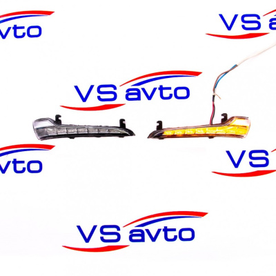 Указатели поворотов в зеркала Лада Гранта в стиле Lexus (бегающие)