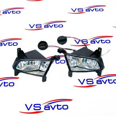 Противотуманные фары в бампер нового образца Лада Приора