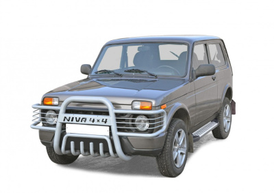 Передок с загнутыми ушами с доп.защитой двигателя (d63.5) Urban 4x4 (арт.  0383) Передок с загнутыми ушами с доп.защитой двигателя (d63.5) Urban 4x4 (арт.  0383)