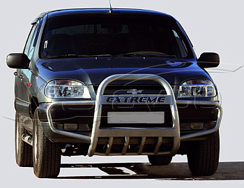 Передок с дополнительной защитой двигателя «С ушами» 2123 Шевроле Нива (арт. 0105)