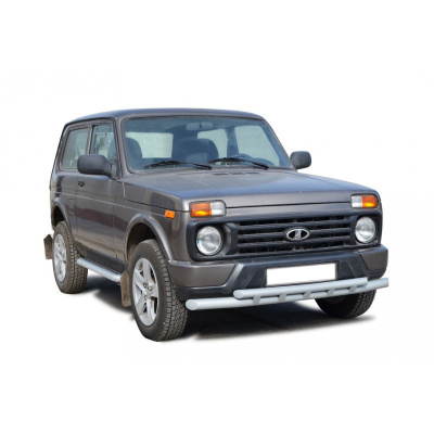 Защита переда «Труба двойная» (d51/63,5) Лада 4x4 Urban (арт. 0388) Защита переда «Труба двойная» (d51/63,5) Лада 4x4 Urban (арт. 0388)