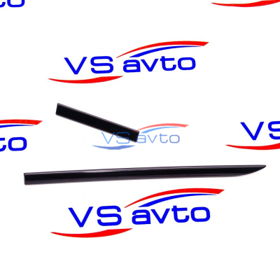 Молдинги панели приборов Лада Приора 2 (черный лак)