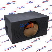 Короб "Raptor", МДФ, окрашенный, 178 литров на трубе (200мм х 550мм) под 15" двойная стенка