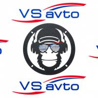 Грили для динамиков VS-AVTO Обезьяна в наушниках