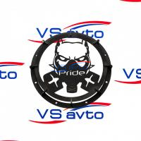 Грили объемные VS-AVTO "Бульдог в противогазе"