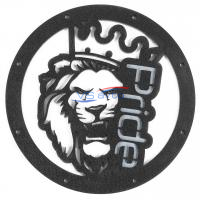 Грили двухслойные для динамиков VS-AVTO Pride Лев 1 белые