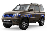 Полномасштабные коврики EVA на UAZ Patriot (норма) Рестайлинг 2 2014 - 2016