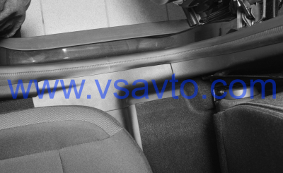 Накладки на ковролин задние (2 шт) Renault Duster (2021)