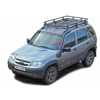 Багажник экспедиц. «Трофи» с сеткой (на рейлинги) 2123 «Шеви», Niva Travel (арт. 3114)
