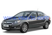 Полномасштабные коврики EVA на Opel Astra H седан АВТОМАТ 2004 — 2015