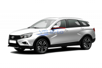 Коврики "EVA" Лада Веста SW люкс мультимедиа комплектация с верхним багажником на фальшпол (2018 -)