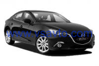 Mazda 3 III (BM) Axela правый руль CITY_3D 2013- 2015