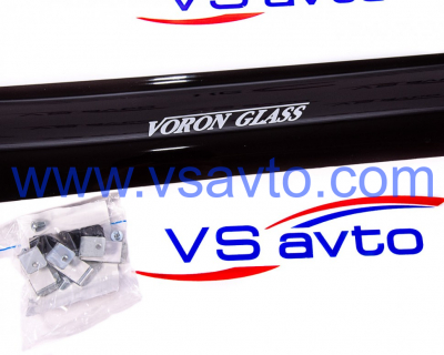 Спойлер на капот "Voron Glass" ВАЗ 2106 с еврокрепежом