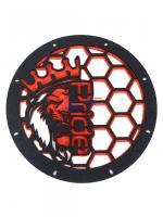 Грили двухслойные для динамиков VS-AVTO Pride Лев красные