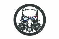 Грили для динамиков VS-AVTO Бульдог в противогазе 1