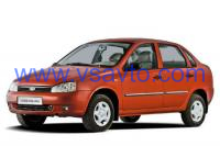 Полномасштабные коврики EVA на Lada Kalina седан 2004 -