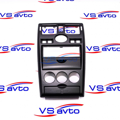 Центральная консоль матовая (черная) 1DIN Лада Приора (дорейсталинг)