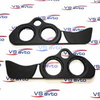 Подиумы Chevrolet-Niva (3-х компонентные, 16х16х РУПОРНЫЙ ТВИТЕР) ЧПУ (из МДФ)