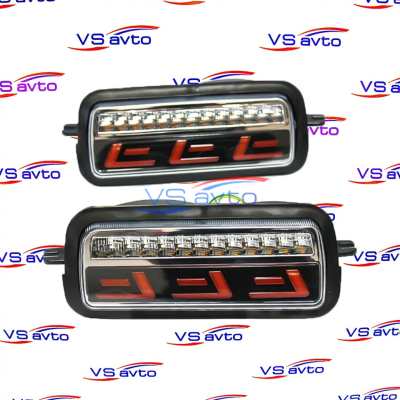 Подфарники диодные (красные) Лада 4х4