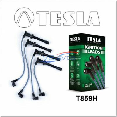 Провода высоковольтные зажигания "Tesla" (T859H, инжектор V16, полусиликон) ВАЗ 2110-2112 Провода высоковольтные зажигания "Tesla" (T859H, инжектор V16, полусиликон) ВАЗ 2110-2112