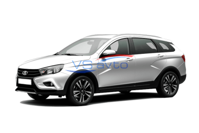 Коврики "EVA" Лада Веста SW Люкс мультимедиа комплектация с нижним багажником без фальшпола (2018 -)