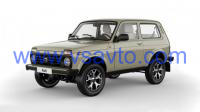 Полномасштабные коврики EVA на LADA (ВАЗ) Niva 2121 (4x4) 3дв BRONTO 1977 -