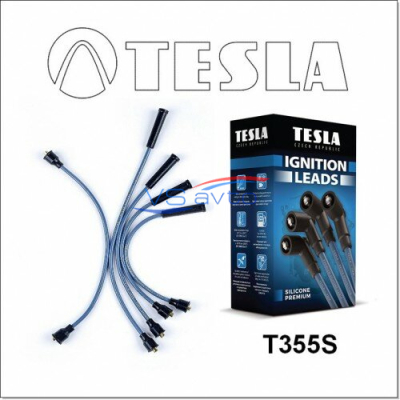 Провода высоковольтные зажигания TESLA (T355S, силикон) ВАЗ 2101