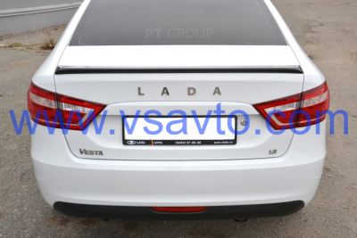 Спойлер на крышку багажника некраш (ABS) LADA Vesta 2015- (LVE663201)