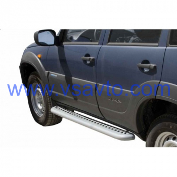 Пороги "Эксклюзив" 2123 Шевроле Нива RS, Niva Travel (арт. 0167 RS)