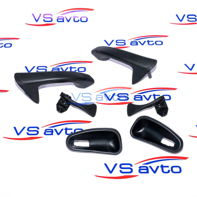 Набор внутренних ручек обивки дверей (ручки + крючки + мыльница) ВАЗ 2113
