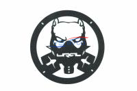 Грили для динамиков VS-AVTO Бульдог в противогазе 3