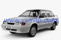 Полномасштабные коврики EVA на Lada Samara 2115 седан 1984 -