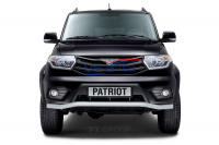 Защита переднего бампера Ø63мм "Волна" ИСКРА Серебристый (ППК) UAZ Patriot 2014- (UZP-14-330213.11)