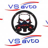 Грили двухслойные для динамиков 16 см VS-AVTO Бульдог Урал красные